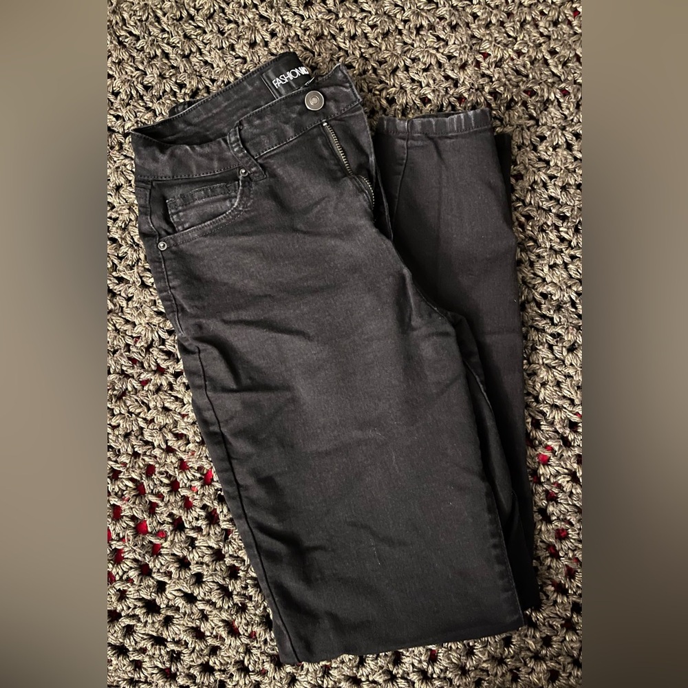 High Rise Black Skinny Jeans - FashionNova